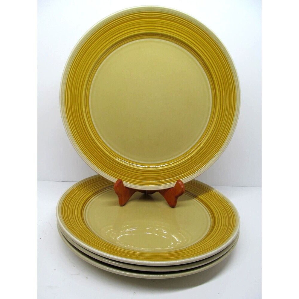Mikasa Terra Stone Topaz 10 1/4" Dinner Plates Bundle of 4